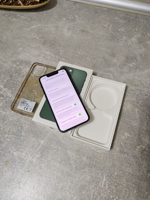 iPhone 13 Mini Green 95%Bat Fullbox impecabil totul original