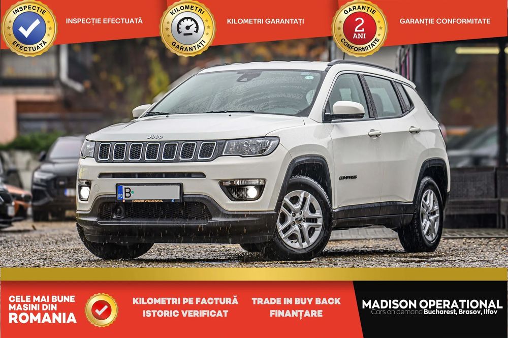 Jeep Compass 10.350EUR + TVA / Piele / Incalzire volan / Keyless/Camera/ Navi