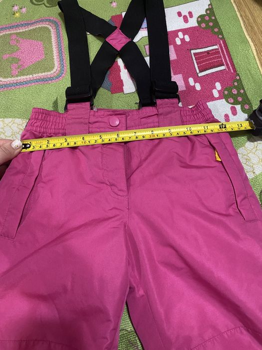 Salopeta de zapada fete, marime 98, cu bretele reglabile