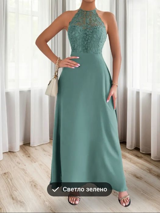 елегантна дамска рокля S