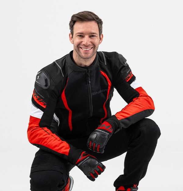 Лятно мото яке за мотор SHIMA MESH PRO 2.0  RED ,всички протектори