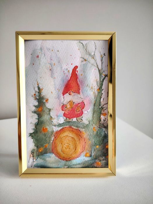 Рисувани картички акварел