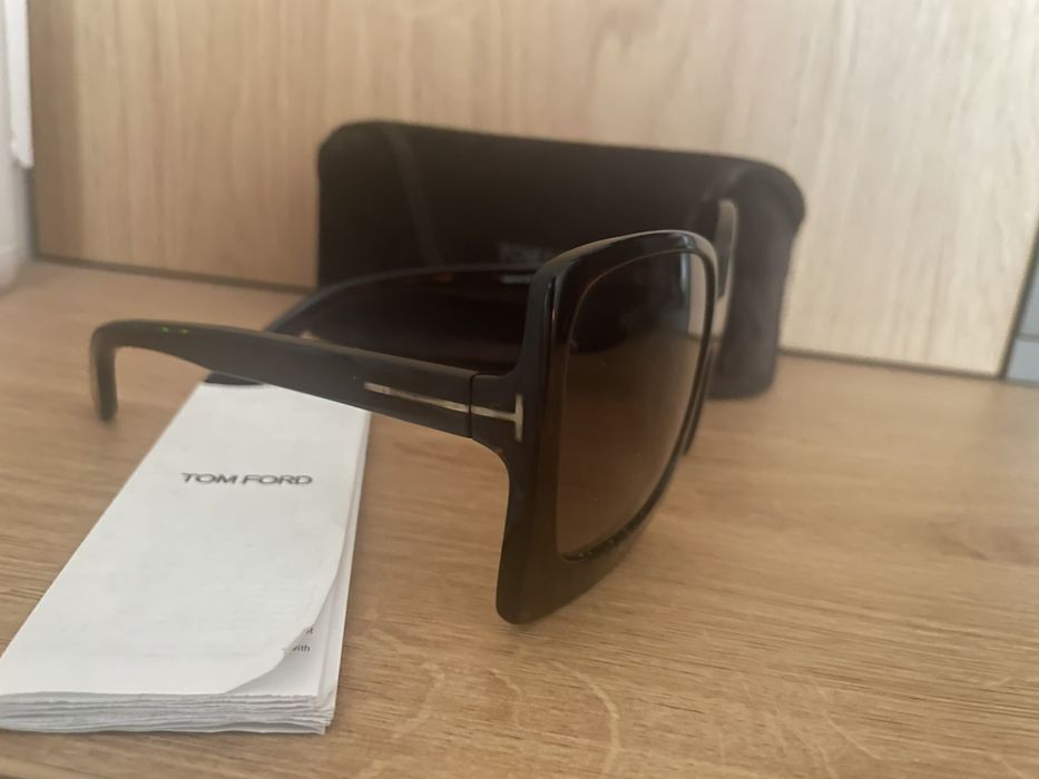 Дамски слънчеви очила Tom Ford Katrine-02, тъмно кафяв