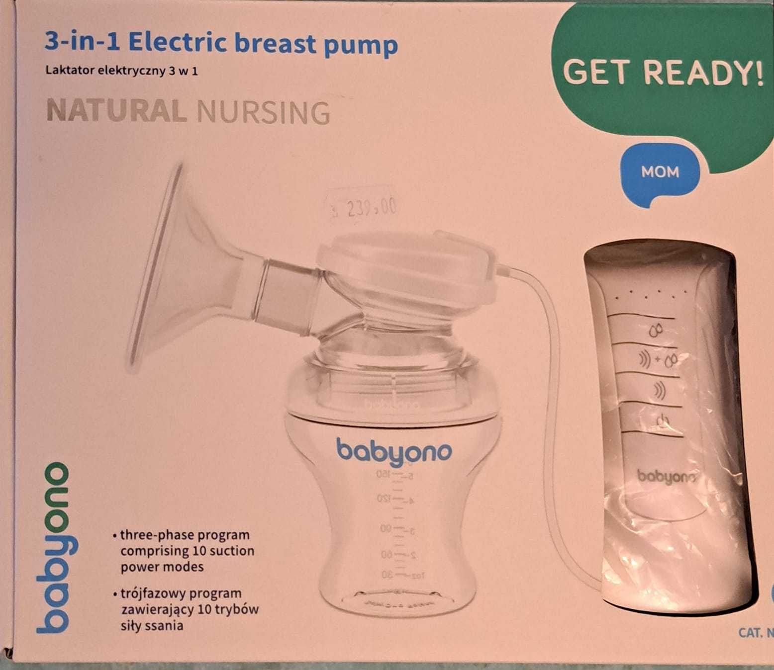 Pompă de sân electrică 3 in 1 BabyOno