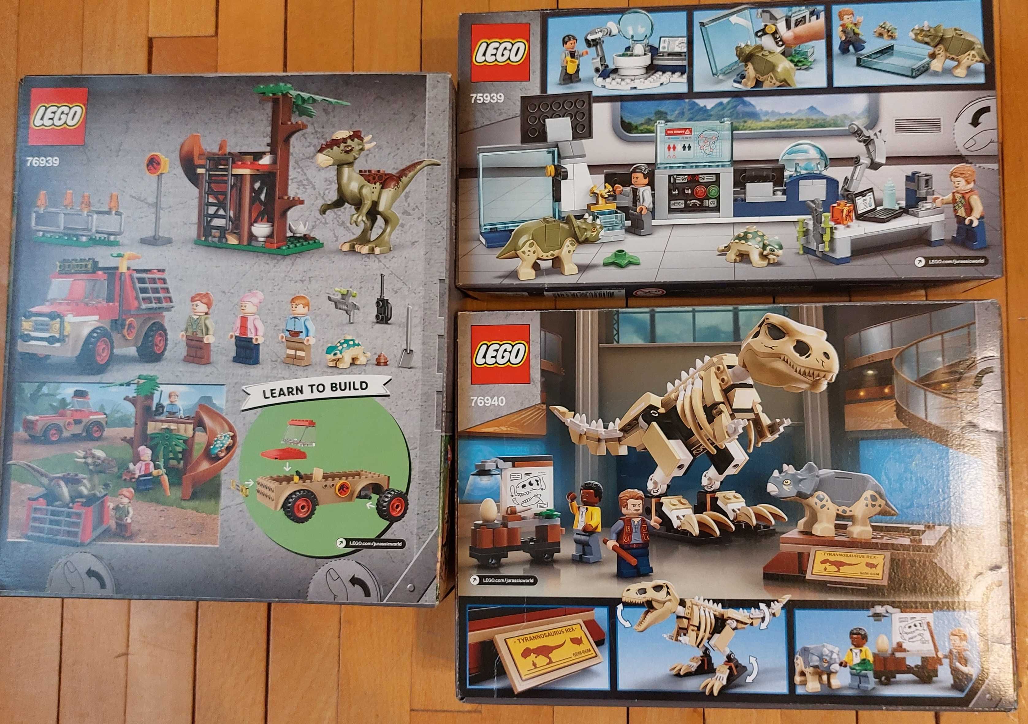 Colectie 3 seturi LEGO Jurassic World / Park - noi sigilate