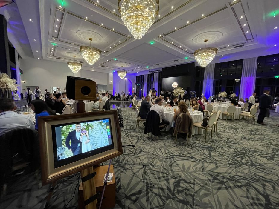 Cabina foto + videobooth 360 + fum greu