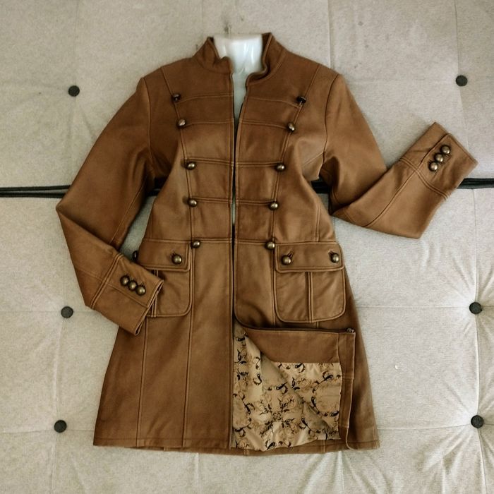 Кардиган кожа Италия