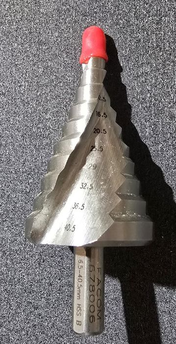 Burghiu in trepte FACOM 6,5-40 mm