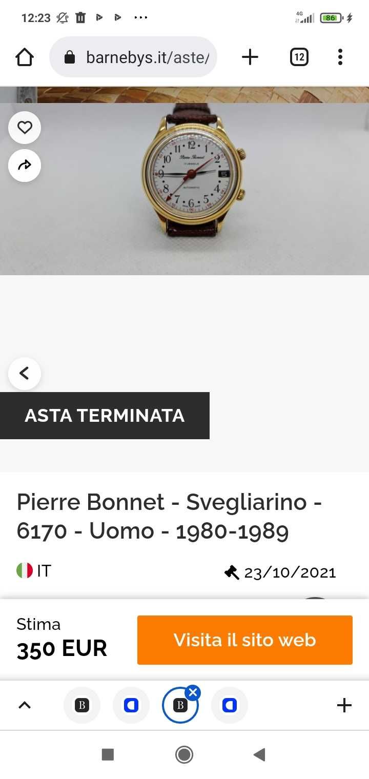 vând ceas Pierre Buonett