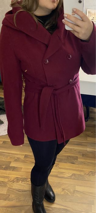 Palton deosebit Amisu din amestec Lana