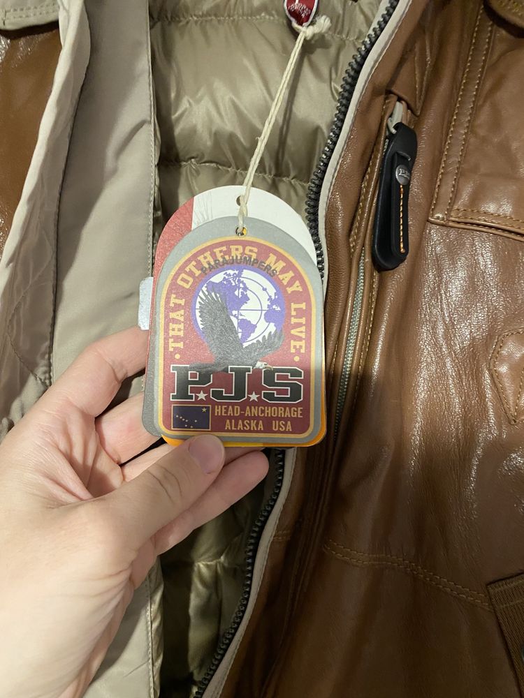 Яке естествена кожа с пух PARAJUMPERS