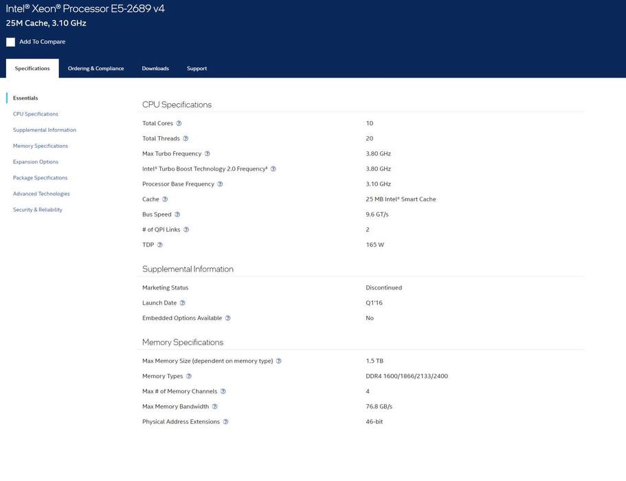 Intel Xeon E5-2689 v4 + ASUS X99-A II + 64GB Corsair Vengeance 2133