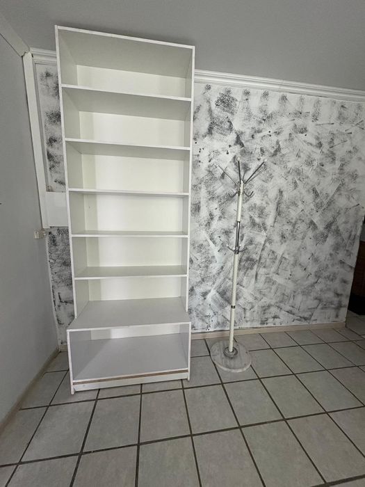 Продам стилажи белые деревянные