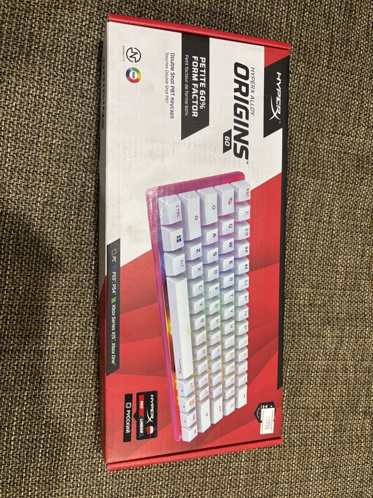 Hyperx alloy origins 60 клавиатура