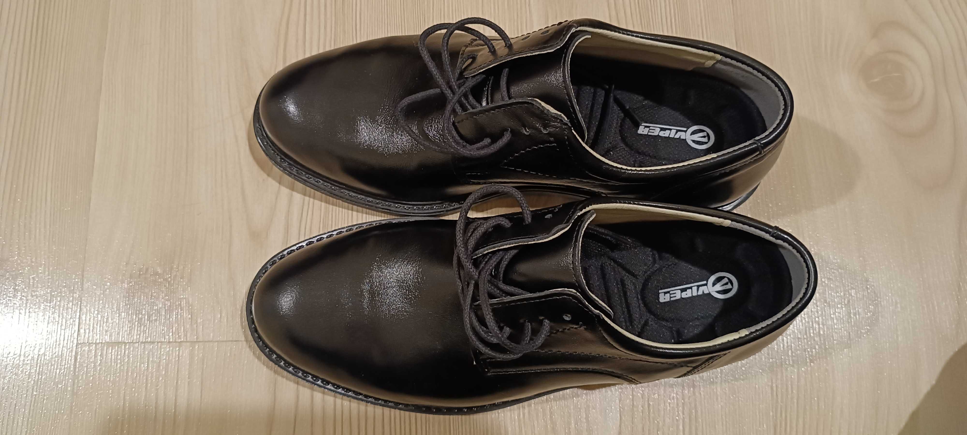 Pantofi piele negri bărbați