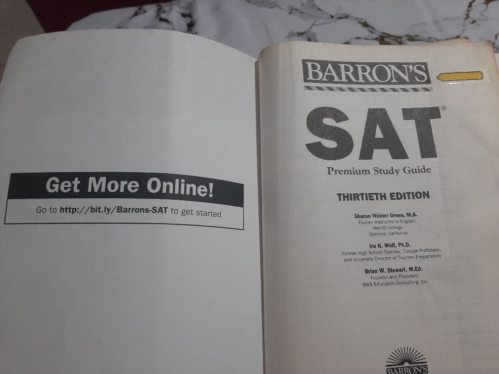 2 учебника по подготовке к SAT по выгодной цене
