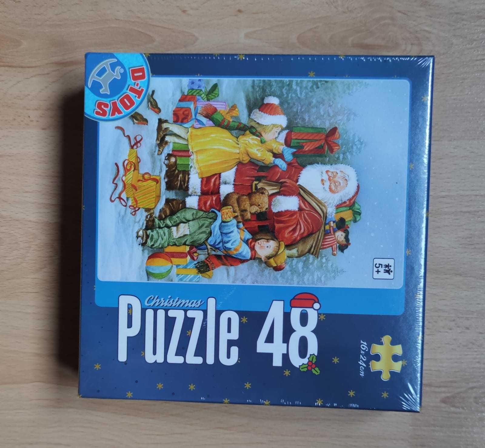 Puzzle D-Toys Craciun 48 piese. SIGILAT, Transport GRATUIT