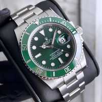 Rolex Submariner/Silver-Green/Luxury & Automatic 2024  Edition 41 mm