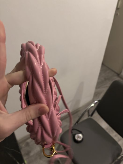 Geanta Miu Miu Mini Matelasse Pink Handbag