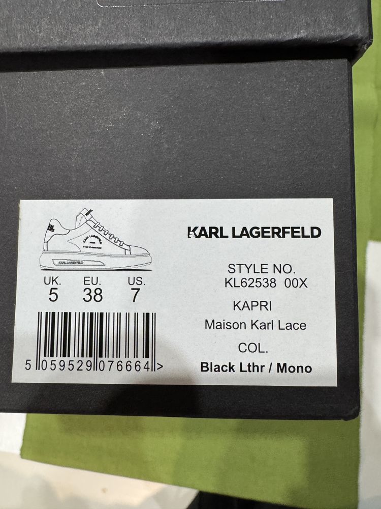 Кожени спортни обувки Karl Lagerfeld