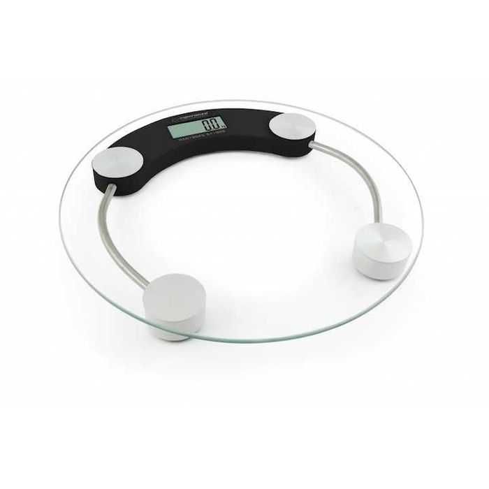 Cantare corporale afisaj LCD,180kg,auto ON/OFF,suprafata de sticla,noi