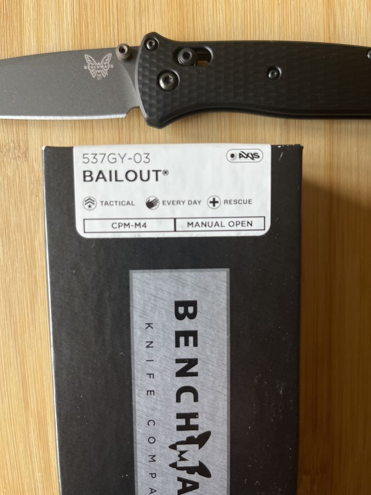 Benchmade Bailout 537-03 CPM M4