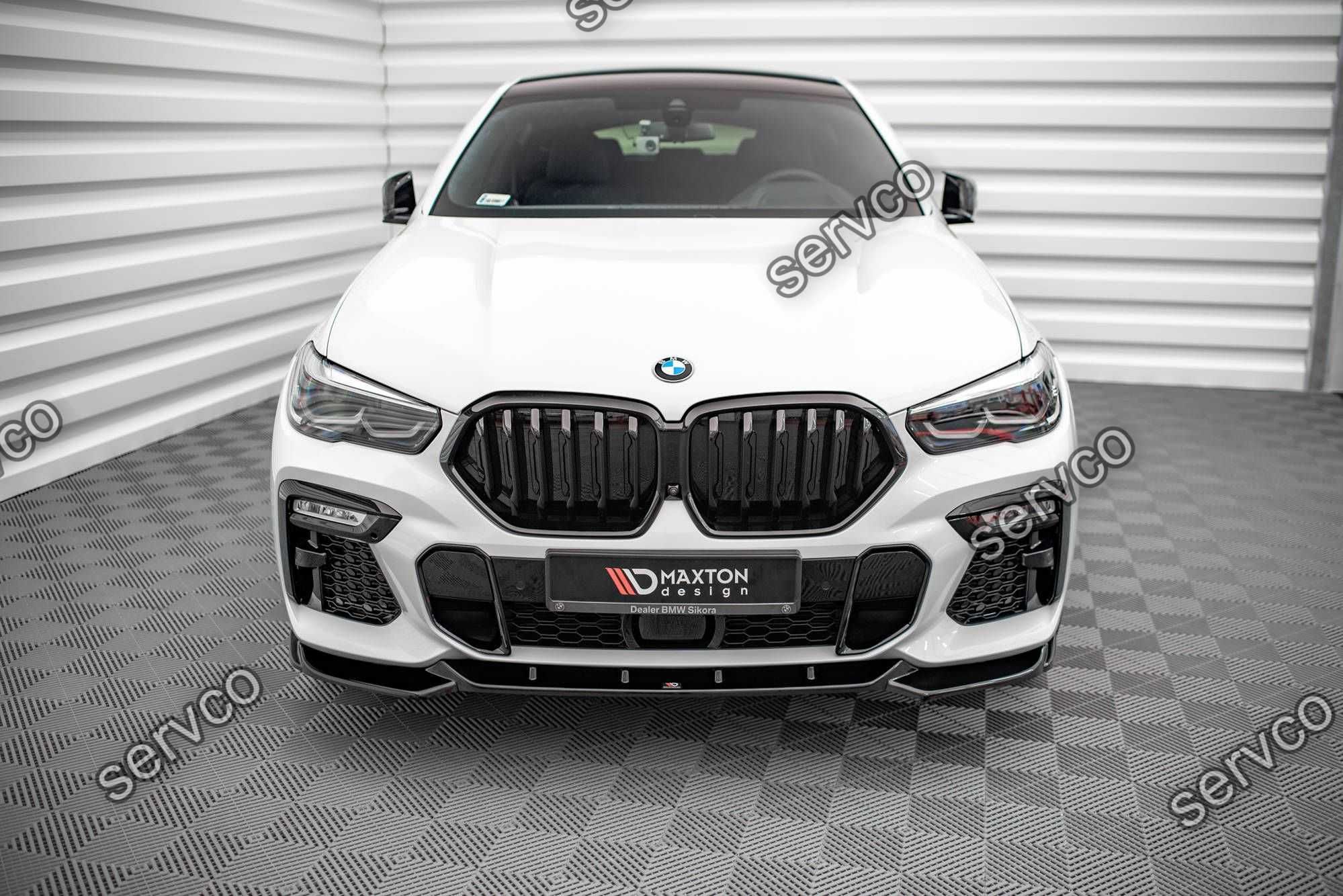 Prelungire splitter bara fata Bmw X6 M-Pack G06 2019- v1 Maxton Design