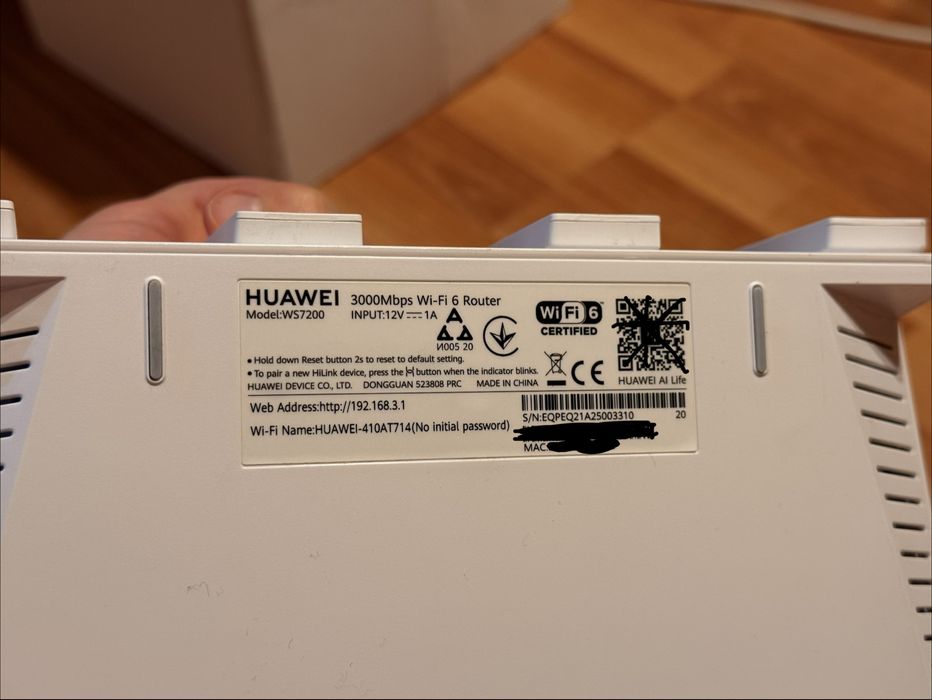 Huawei AX3 - WS7200 - router WiFi6 cu 3000 Mbps