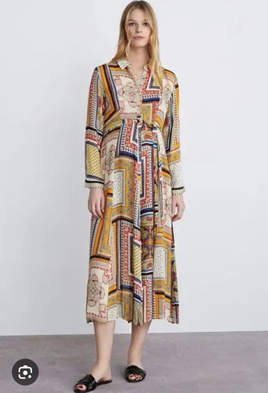 Дълга рокля zara