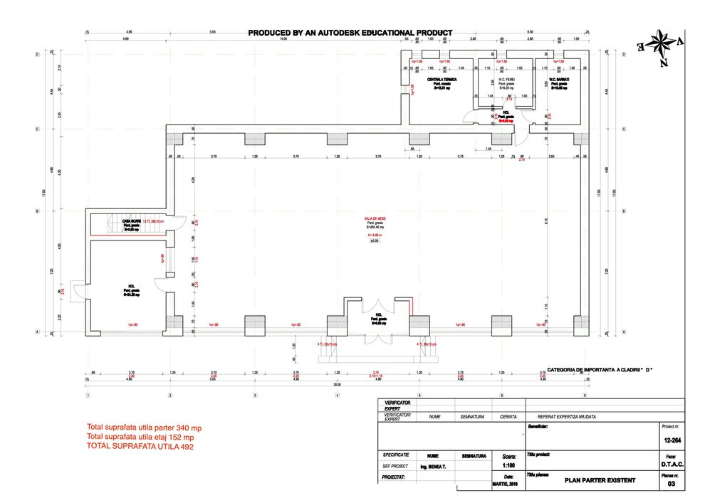 Hală / Atelier / spațiu comercial 500 mp cu birouri  – Hunedoara