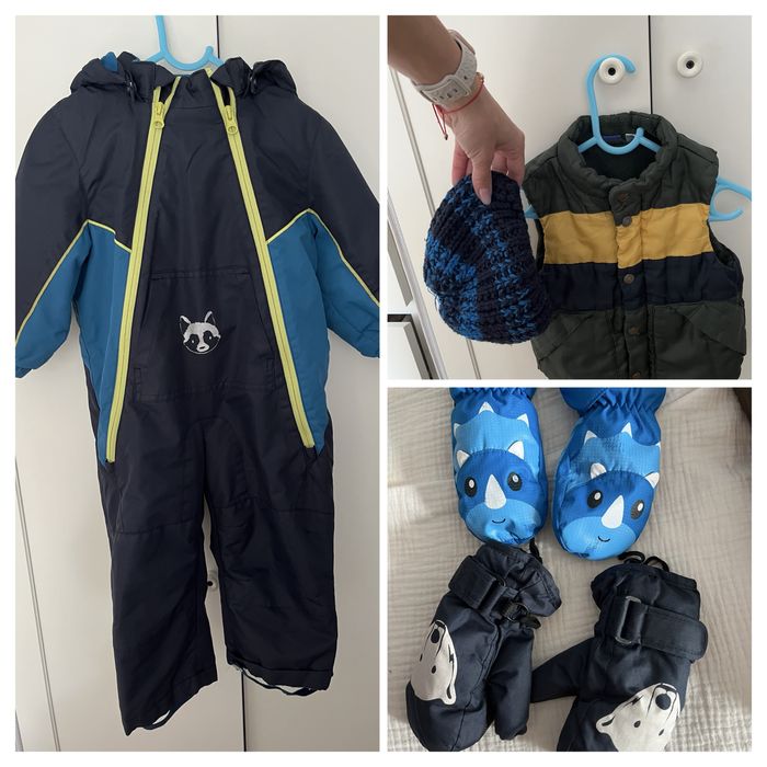 Космонавт / зимен гащеризон, ръкавици