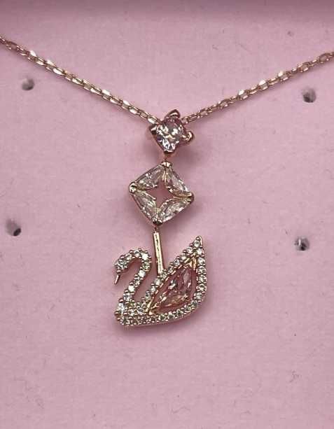 Lănțișor Swarovski Swan / Lebădă - nou, în cutie