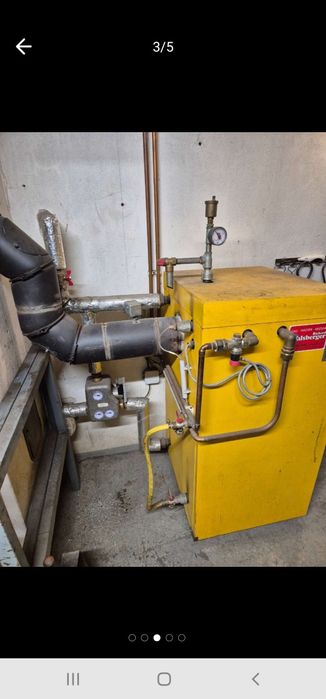 Centrala pe lemne sau carbuni 22kw