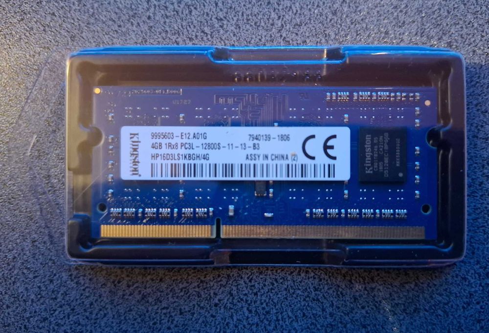 Memorie RAM Kingston, SODIMM laptop DDR3, 4Gb 1600 MHz, 1.35 V