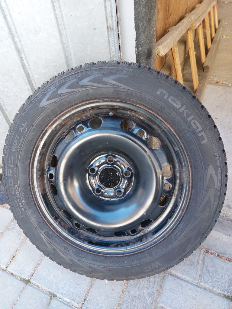 Jante Skoda Fabia cu anvelope iana Nokian, anvelope vara Dunlop