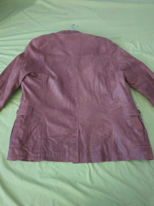 Geaca haina piele naturală geanta prada