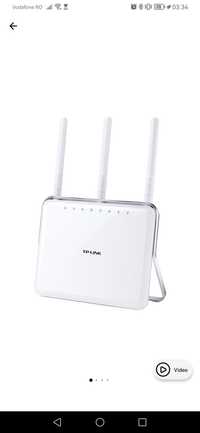 Vând router alb AC1900 TP-Link Archer C9 - gigabit, retele 2G-5G-Guest