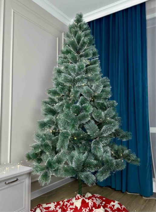 Елка со снегом сосна 210 см