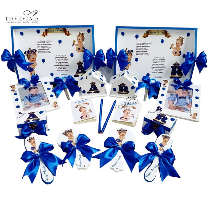 Set mot aniversare 1 an, tavita personalizata,  tava