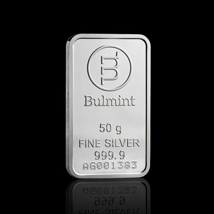 Сребърно кюлче 50 грама Bulmint