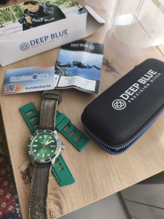 Deep blue Master 1000 automatic diver watch