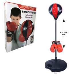 Детска боксова круша със стойка и ръкавици King Sport