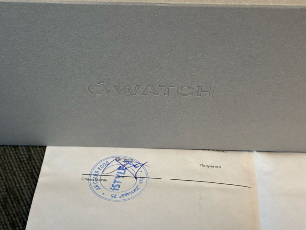 КАТО НОВ 49mm Apple watch Ultra 2 CEL Гаранция iStyle 2027г. Black