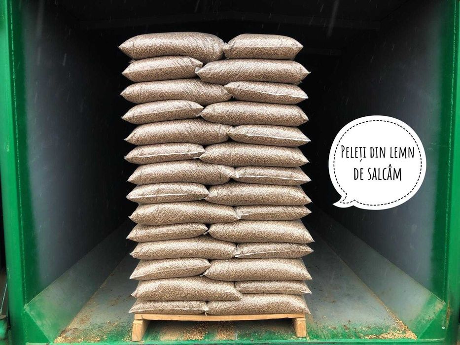 Peleti din lemn de salcam