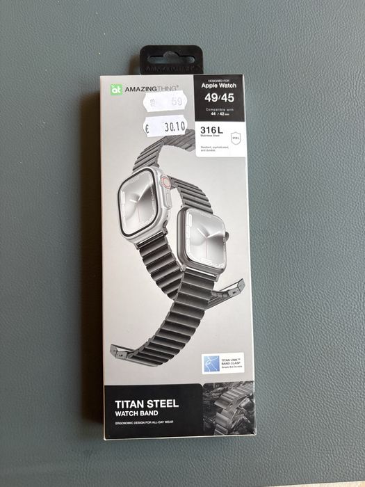 Стоманена каишка за Apple Watch AmazingThing Titan