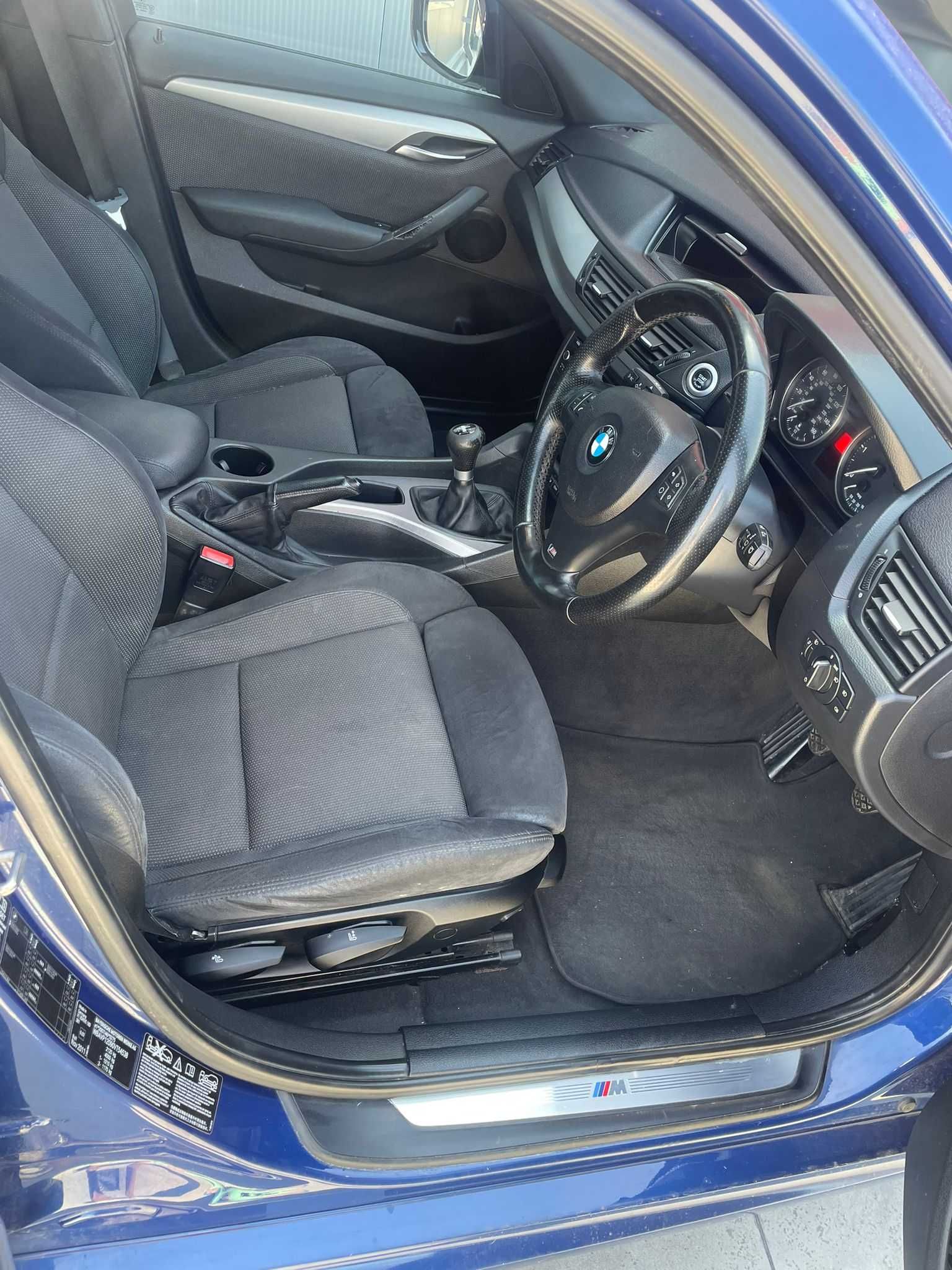 Interior complet alcantara BMW X1 M packet, scaune sport alcantara X1