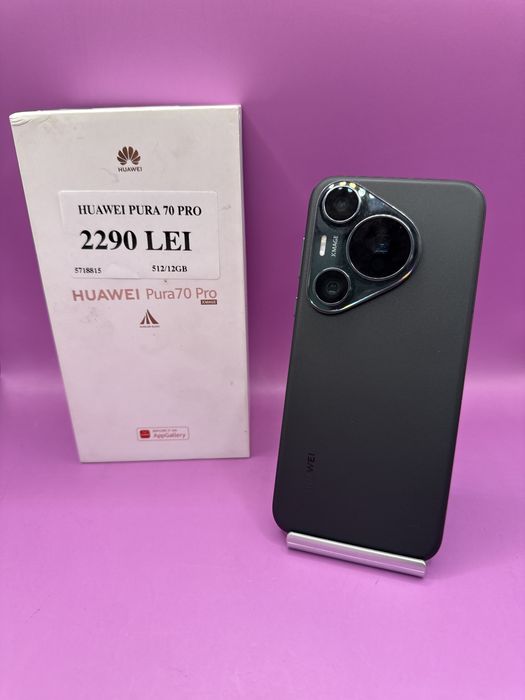 Huawei Pura 70 Pro 512/12gb fullbox •Matei Amanet Crangasi•57188