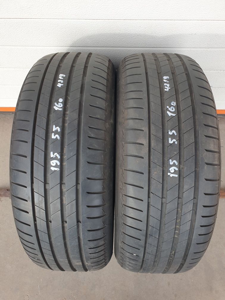 Летни гуми 2 броя BRIDGESTONE Turanza T005 195 55 R16 дот 4219