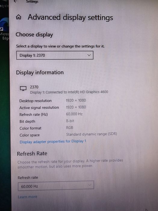 Monitor AOC E2370S 24"