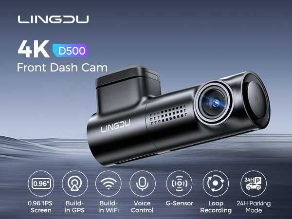 Camera auto 4K cu aplicatie android